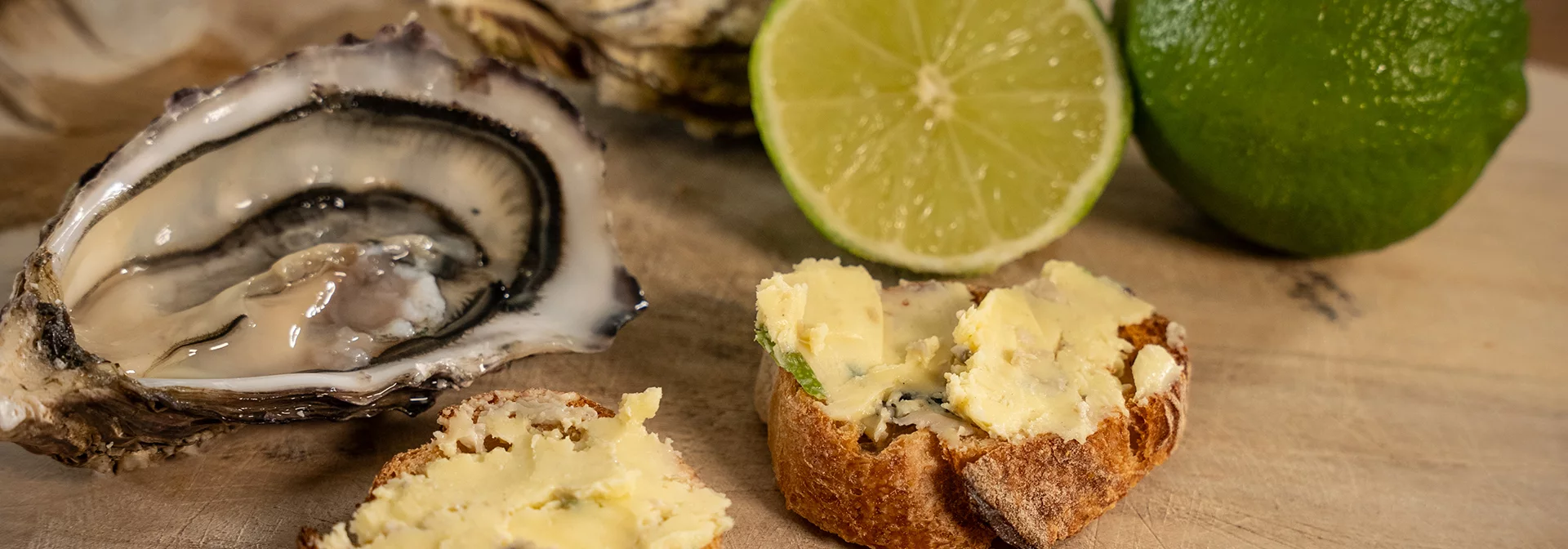 Recette : Beurre d'huîtres au citron vert