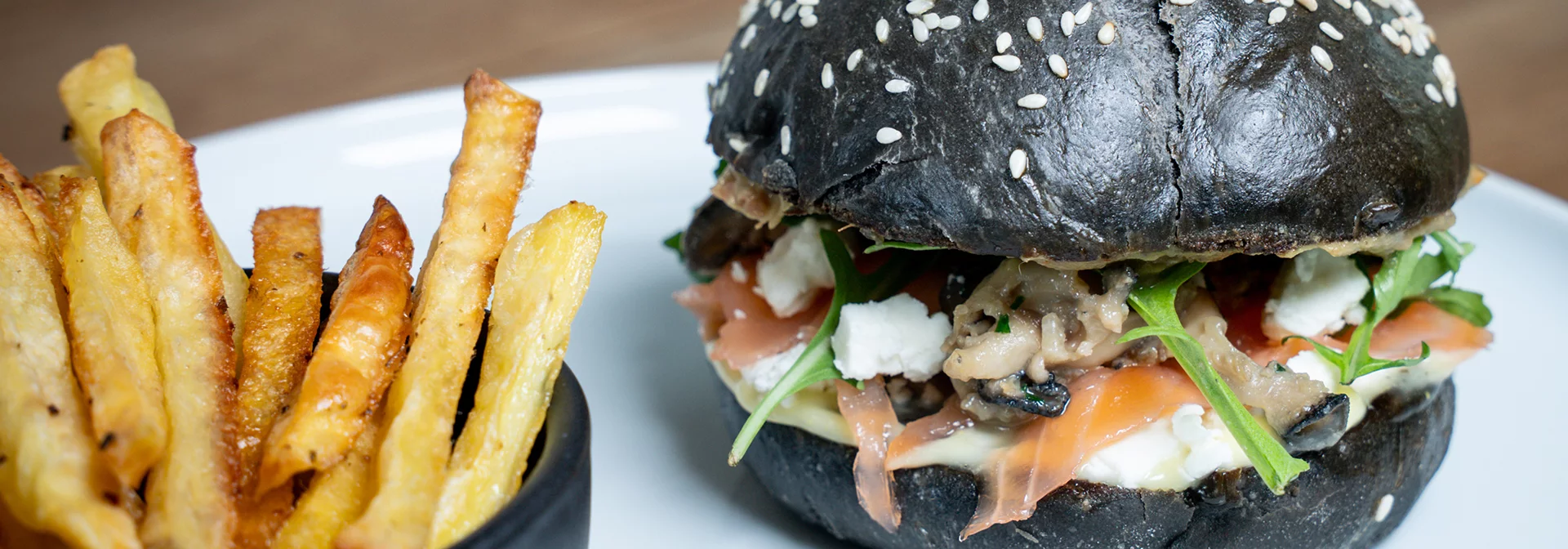 Recette : Burger d'huître, Guacamole et saumon fumé