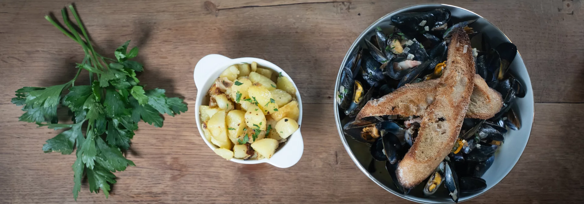 Recette : Moules maraîchines aux pommes de terre nouvelles